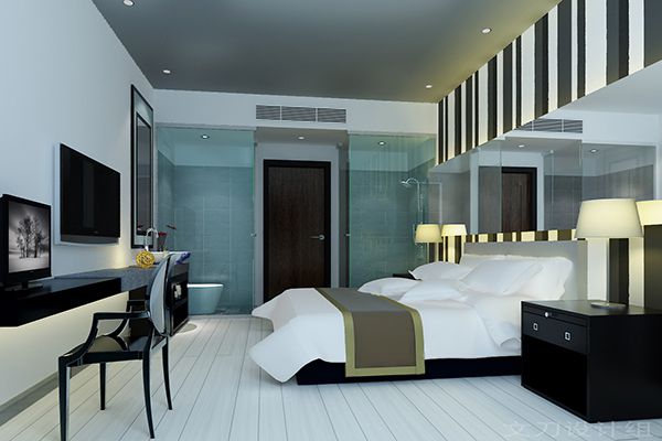 鄭州布達維嘉時尚主題酒店裝修設(shè)計6，金博大裝飾