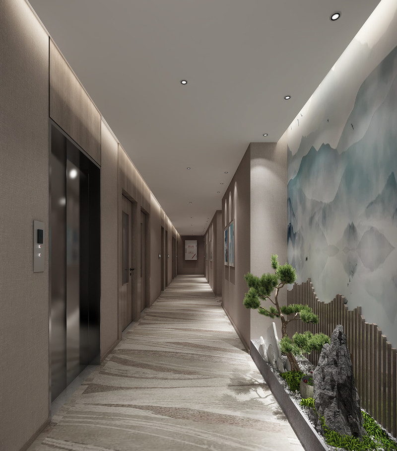 河北吾悅新中式精品酒店裝修設(shè)計(jì)公司案例(圖4)