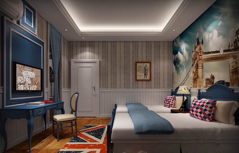 北京樂酷花園主題酒店裝修設(shè)計(jì)公司案例(圖7)