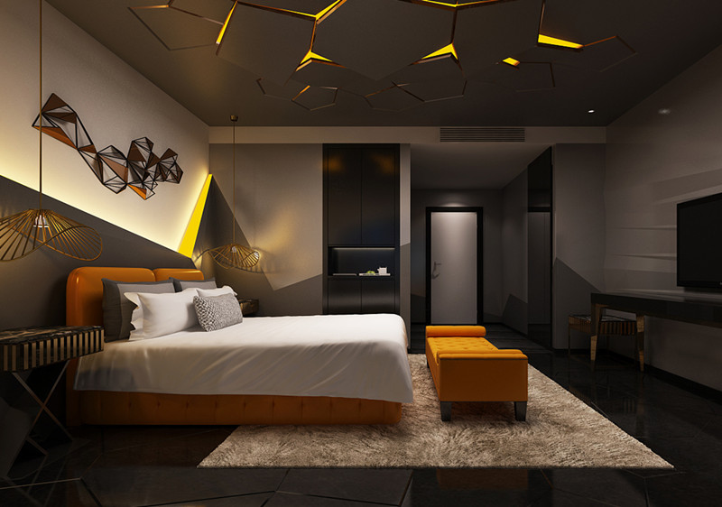 湖北荊門(mén)云精品主題酒店設(shè)計(jì)案例(圖4)