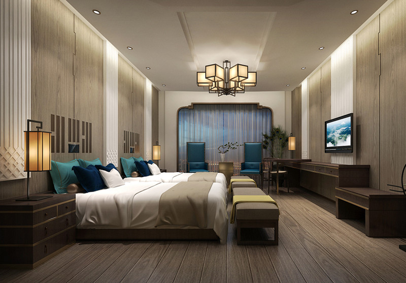 湖北荊門(mén)云精品主題酒店設(shè)計(jì)案例(圖8)