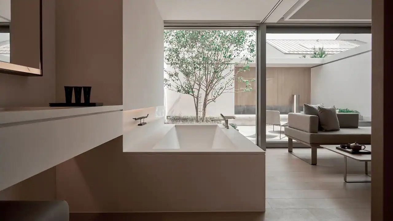 烏鎮(zhèn)阿麗拉極簡東方美學(xué)度假酒店裝修設(shè)計(jì)案例(圖8)