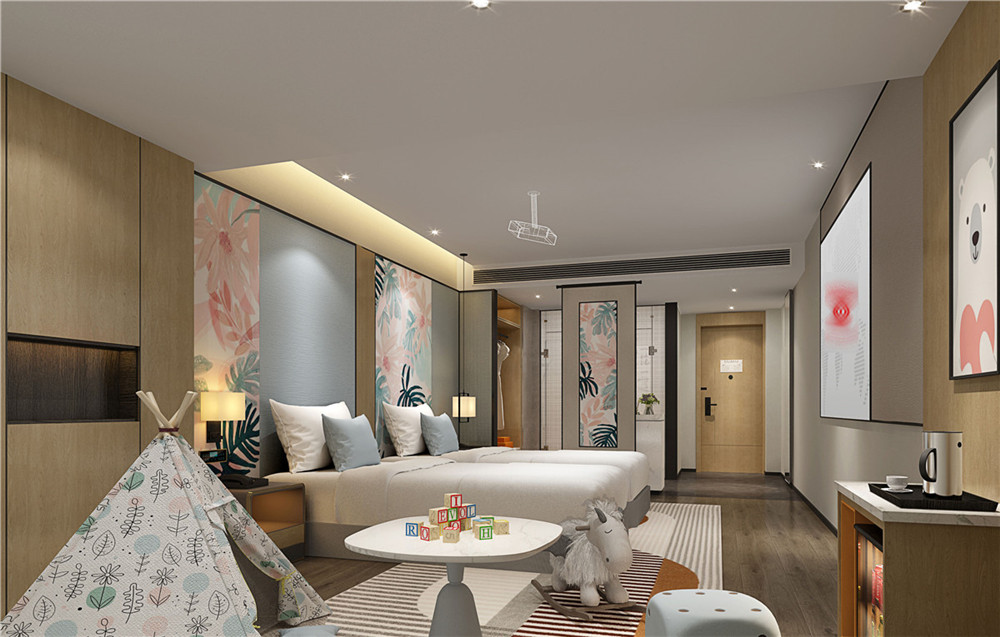 鄭州勝高承連鎖精品商務(wù)酒店親子客房裝修設(shè)計效果圖 鄭州勝高承連鎖精品商務(wù)酒店親子客房裝修設(shè)計效果圖