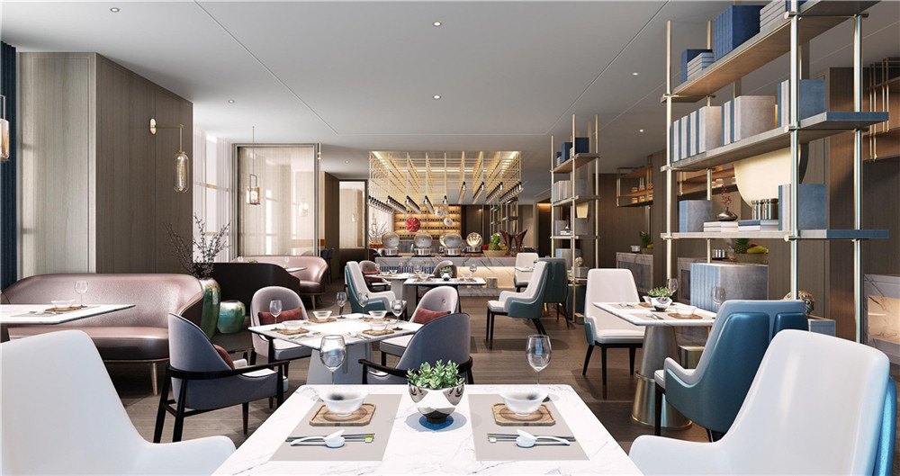 駐馬店錦曼精品商務(wù)酒店大堂裝修設(shè)計(jì)效果圖 駐馬店錦曼精品商務(wù)酒店餐廳裝修設(shè)計(jì)效果圖