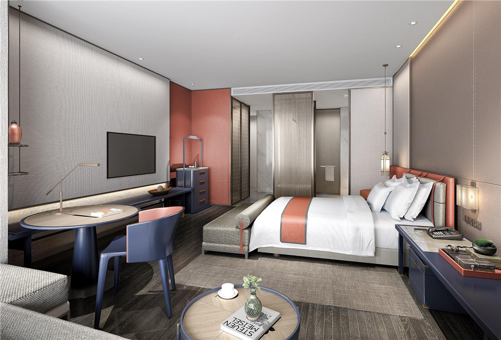 西安秦都傳奇星級酒店客房裝修設(shè)計(jì)效果圖