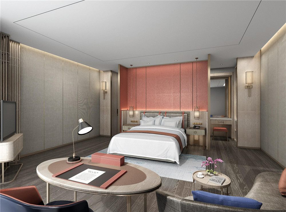 西安秦都傳奇星級酒店客房裝修設(shè)計(jì)效果圖