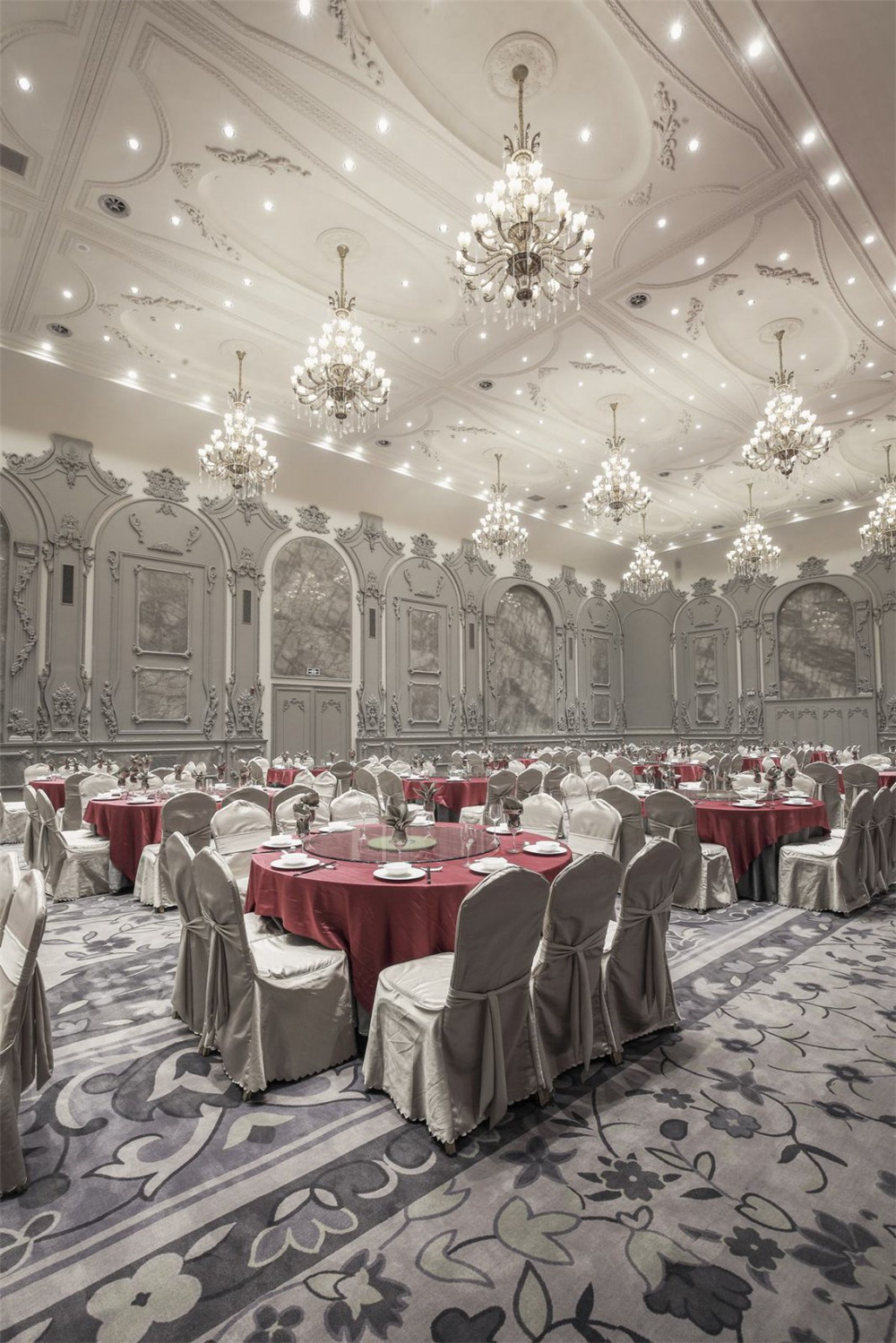 歐式風格宴會廳裝修實景圖