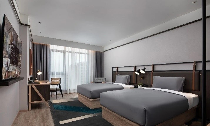 專為商務(wù)精英的打造上海虹橋同派酒店設(shè)計(jì)賞析(圖3) 上海同派商務(wù)酒店客房設(shè)計(jì)